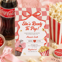 Hon Färdig Att Föda Soda Cola Rosa Bebis Shower