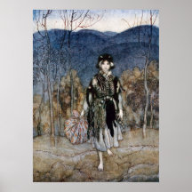 Hon följde med och följde med.