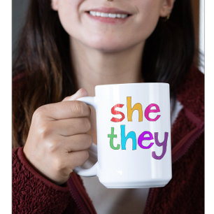 Hon föredrog uttal av hbt-talg kaffemugg