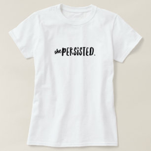 Hon fortsatte Motivationscitat T-Shirt