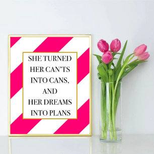 Hon förvandlade sina barn till Cans, Office Art Pr Poster