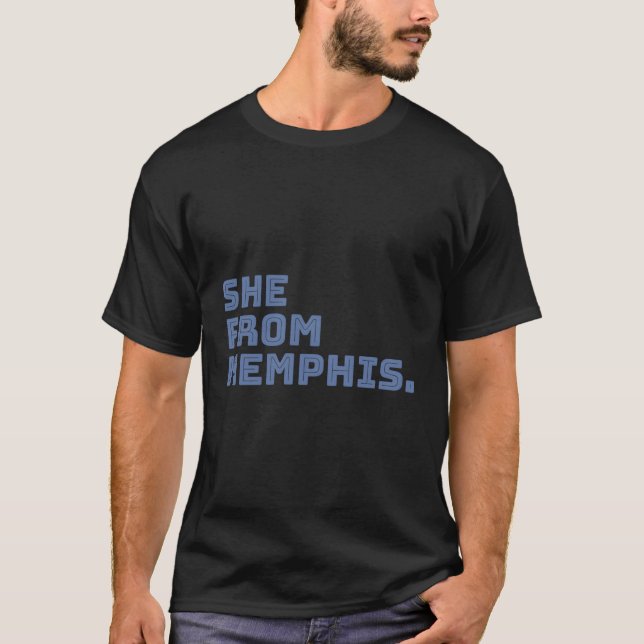 Hon från Memphis T Shirt (Framsida)