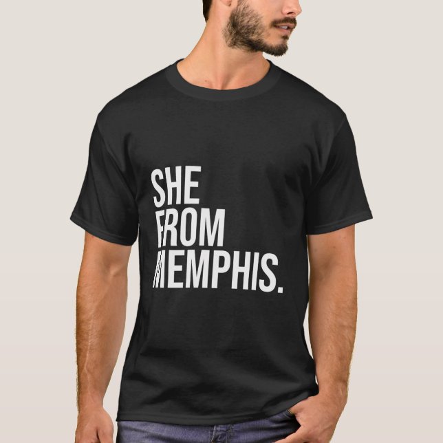 Hon från Memphis T Shirt (Framsida)