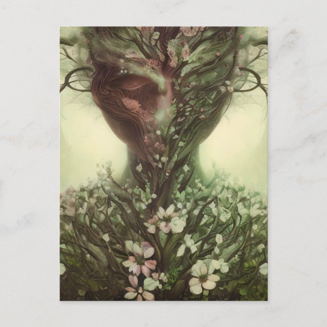 Hon från skogen vykort (Framsida)