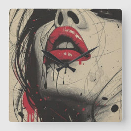 Hon Fyrkantig Klocka