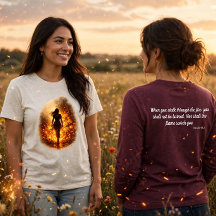 Hon går genom eld T-shirt