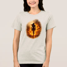 Hon går genom eld T-shirt
