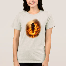 Hon går genom eld T-shirt