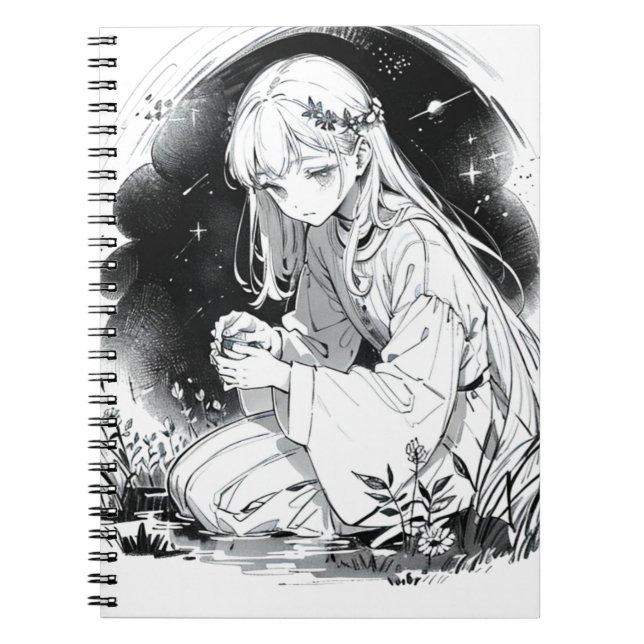 Hon Gathers Stars Anteckningsbok (Framsidan)