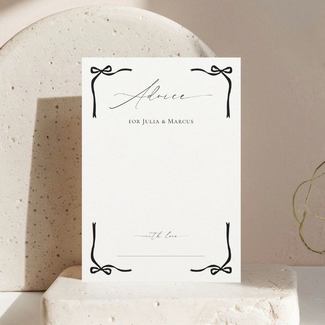 Hon Gifter sig Black Bow Möhippa Rådkort (Skapare uppladdad)