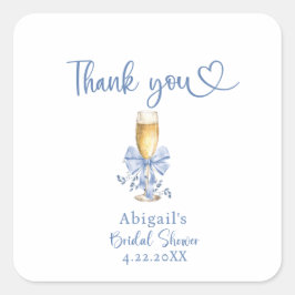 HON GIFTER SIG BLUE-MÖHIPPAN RUNT KLISTERMÄRKE