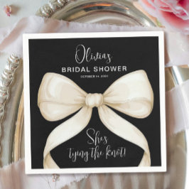 Hon Gifter sig Bow Möhippa Pappersservett