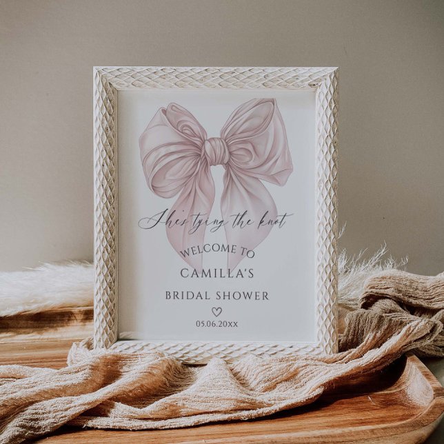 Hon Gifter sig Bow Möhippa Välkommen Poster (Skapare uppladdad)