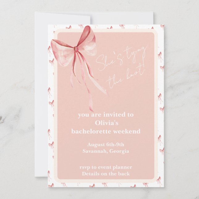 Hon Gifter sig Inbjudningar (Framsida)