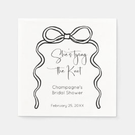 Hon Gifter sig Modern Script-Möhippa Pappersservett