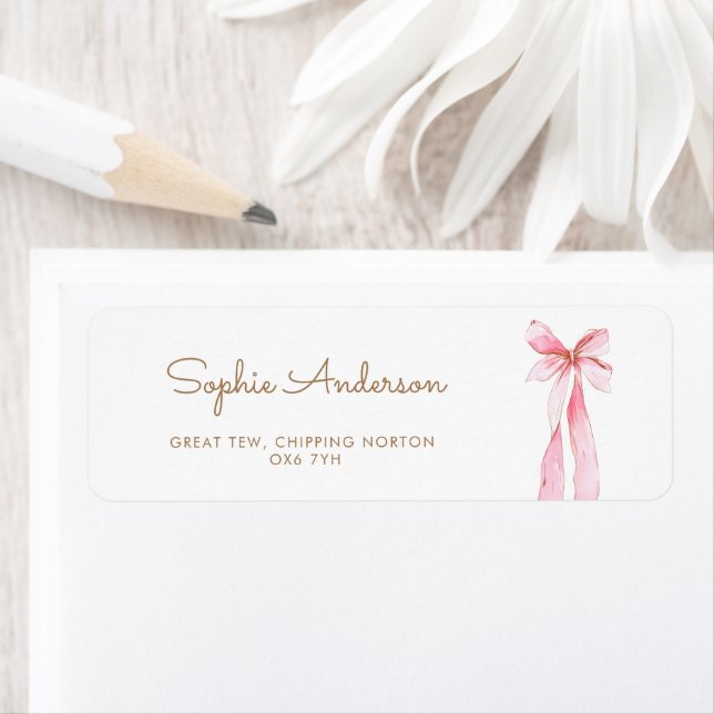 Hon gifter sig Möhippa Adress Returadress Etikett (Insitu)