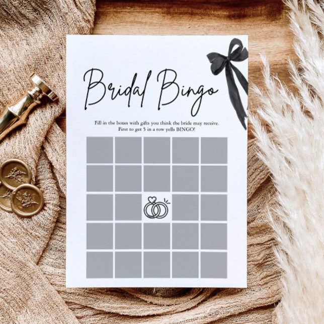 Hon Gifter sig Möhippa Bingo Game Inbjudningar (Skapare uppladdad)