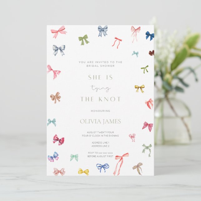 Hon gifter sig möhippa inbjudningar (Stående Fram)