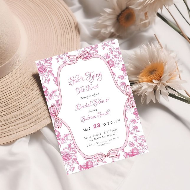 Hon Gifter sig Möhippa Inbjudningar (Skapare uppladdad)