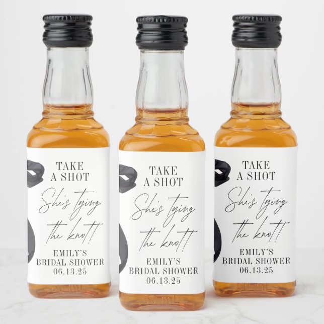 Hon Gifter sig Möhippa Party-förmån Spritflaskor Etikett (Flaskor)