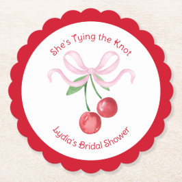 Hon Gifter sig Möhippan Coquette Cherry Underlägg Papper