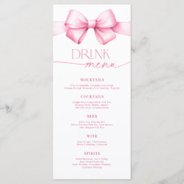 Hon Gifter sig Rosa Bow Möhippa Drink Meny