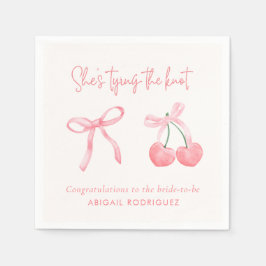 Hon Gifter sig Rosa Coquette Möhippa Pappersservett