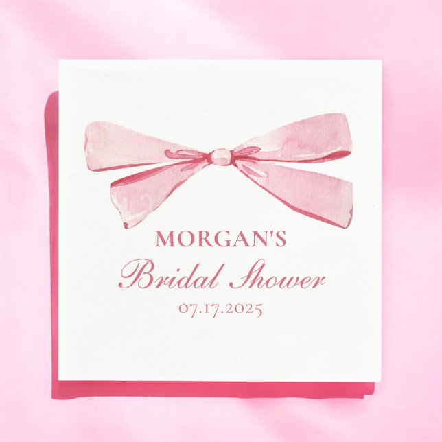 Hon Gifter sig Rosa Möhippa Pappersservett (Skapare uppladdad)