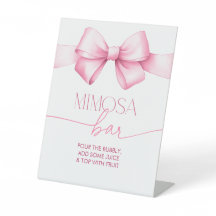 Hon Gifter sig Rosa Ribbon Möhippa Mimosa Pub