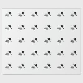 Hon gjorde det gratulerart studenten lade till stu presentpapper