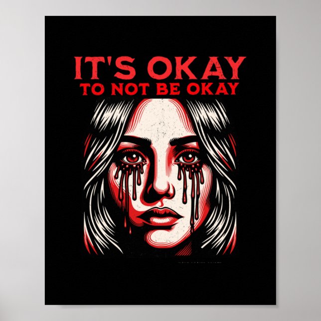 Hon Gråter Poster (Framsidan)