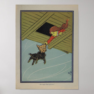 Hon grep Toto i örat. Poster