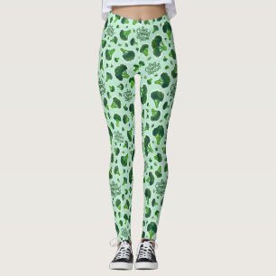 Hon hackar broccoli Gen X humor noveltet Leggings