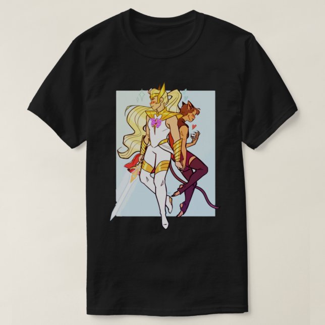 Hon hade katra Sticker T Shirt (Design framsida)