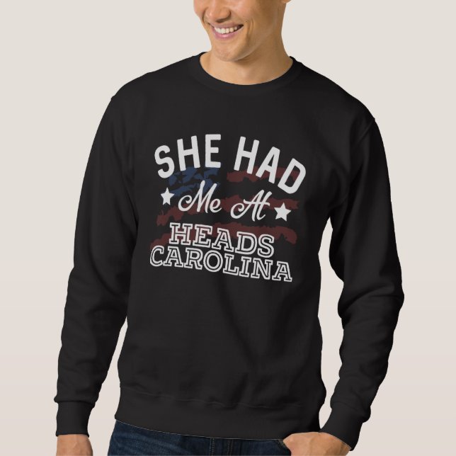 Hon hade mig på Chefina Land Music Lyrics Lång Ärmad Tröja (Framsida)