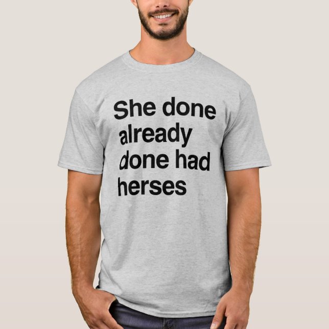 Hon hade redan haft sin t shirt (Framsida)