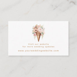 Hon har blivit skoplad Glass Bröllopswebbplats Tilläggskort