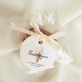 Hon har blivit upp scoopad Vanilj Bröllopsfest Gåvor Etiketter