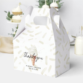 Hon har blivit upp scoopad Vanilla Bröllopsdusch G Presentaskar