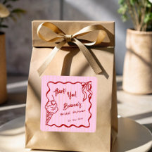 Hon har blivit uppskummad isglass bröllopsdusch-fa