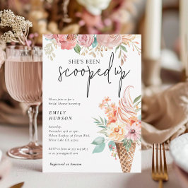 Hon har blivit utslagen Inbjudningskort för möhipp