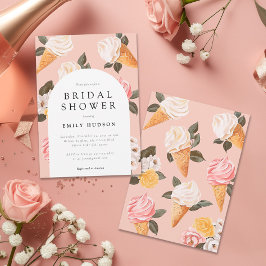 Hon har blivit utslagen Inbjudningskort för möhipp