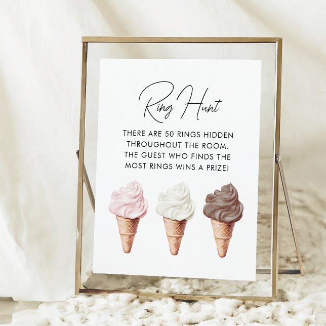 Hon har blivit utslagen Möhippa Ring Hunt Game Poster (Skapare uppladdad)