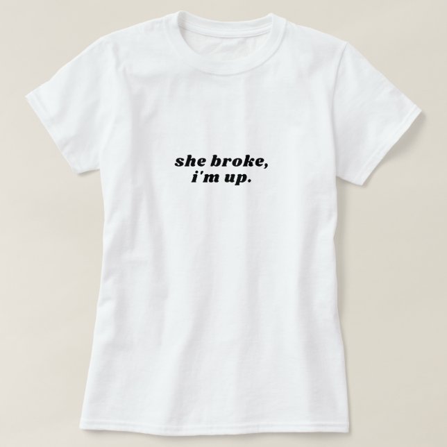 Hon har brutit honom t shirt (Design framsida)