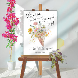 Hon har fått sig på Bouquet Möhippa Poster
