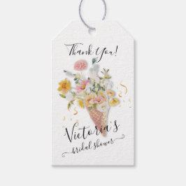 Hon har fått sig på Bouquet Möhippa Presentetikett