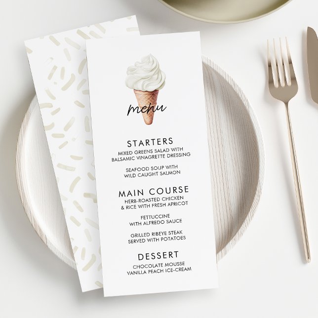 Hon har fått upp Vanilla Möhippa. Meny (Skapare uppladdad)