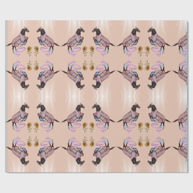 Hon har för mycket roligt! presentpapper (Platt)