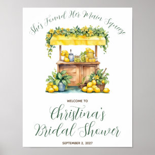 Hon har hittat sin Drömbröllopsfest Välkommen Poster