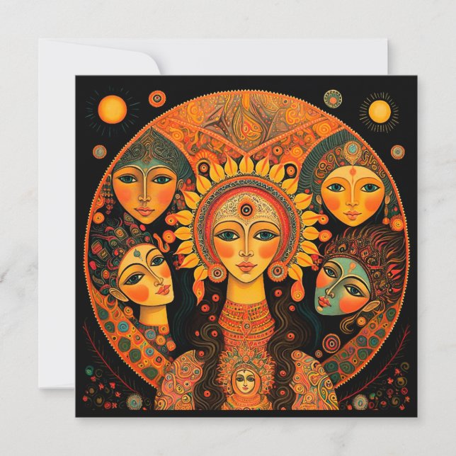 Hon har kvinnor i sitt hjärta och i sin själ inbjudningar (Framsida)